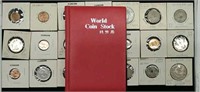 Foreign Coin Collection With World Coin Booklet