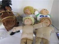Vintage Cabbage Patch Dolls & horse - (4)