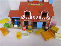 Fisher Price Little People House with people &