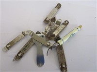 Collection of obttle openers.
