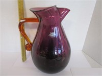 Blenko Pitcher - Does have a chigger bit  - look