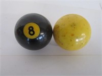 #8 & Q pool ball