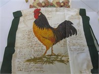 New Rooster hand towels & table runner