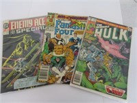 Comic Book -Hulk, Fantastic Four, Enemy Ace