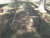 Vintage wrought iron bed