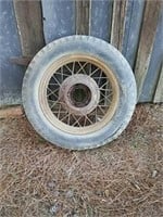 Vintage tire and wheel assembly