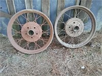 Vintage iron wheels