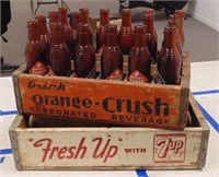 Vintage Cola Crates & Bottles