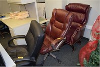 6-OFFICE CHAIRS, VARIOUS STYLES