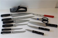 Assortment of  "J.A. Henckels" Kitchen Knives...