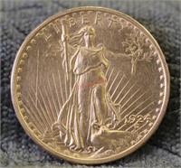 1924 $20 Gold Eagle Coin
