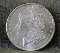 1904 O Morgan Silver Dollar GEM
