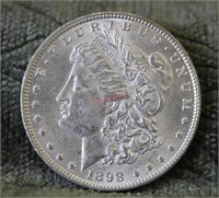 1898 Morgan Silver Dollar GEM
