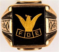 Jewelry 10kt Yellow Gold FOE Ring