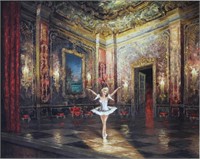 Wunger Prima Ballerina Oil on Canvas
