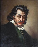 Lyosta Portrait of a Man Oil on Canvas