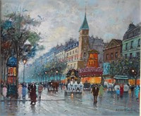 Antoine Blanchard Oil on Canvas