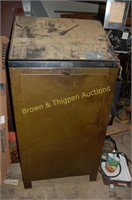 Original Ludlow MATRIX Rake-Top printers cabinet