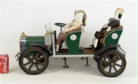 Folk Art Car With Riders