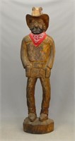 "Wiley" Folk Art Cowboy Sculpture