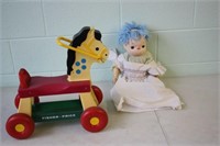 Doll & Fisher Price Horse