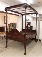 Palace Sized Mahogany Bed