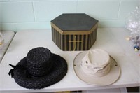 2 Ladies Hat's in Box