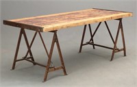 Iron And Wood Table