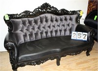 Belle de Fleur Sofa, Leather, 75" Long