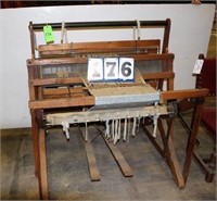 Vintage Loom, Approx. 46" Wide x 48" Tall