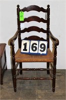 Vintage Wooden Ladder Back Chair