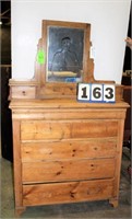 Vintage Wooden Dresser, 43" Wide x 75" Tall