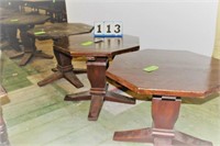 (3) Octagon Tavern Tables