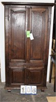 Vintage Wooden Armoire, Approx. 38" Wide