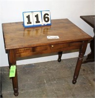 Wooden Table w/ 1 Drawer, 36" Wide x 28" Tall