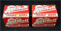2 New Boxes 1986 Topps Traded Baseball Cards