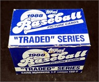 New 1988 Topps Traded Baseball Cards Series