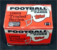 New Box 1989 Topps Traded Football N F L Card Set