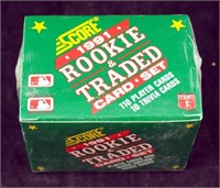 Score 1991 Baseball Rookie & Traded 110 Card Set