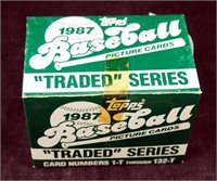 New Box 1987 Topps Traded Baseball Card Set
