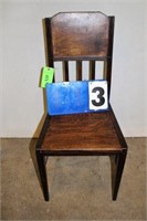 Vintage Oak Pulpit Chair