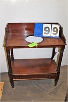 Wooden Wash Stand, no Basin, Approx. 29"x36"x15"