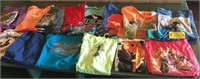 Box of 17 Men's XLarge Shirts, Socks, Croakie