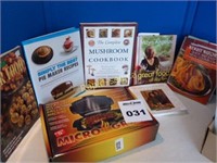 Microwave Grilling Machine & Cookbooks