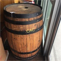 Antique Wine Barrel, 34" tall by 21" Diameter
