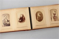Victorian Leather Bound Album of Portrait
