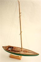Scale Model of a Knud Reimers Yacht,