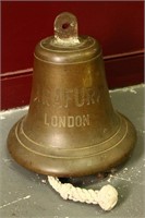 19th Century Ships Bell "Ärafura, London",