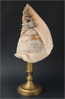 Italian Carved Cameo Shell,