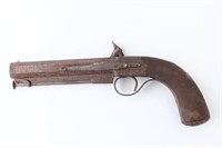 19th Century Flintlock Pistol, Maker James Beattie
